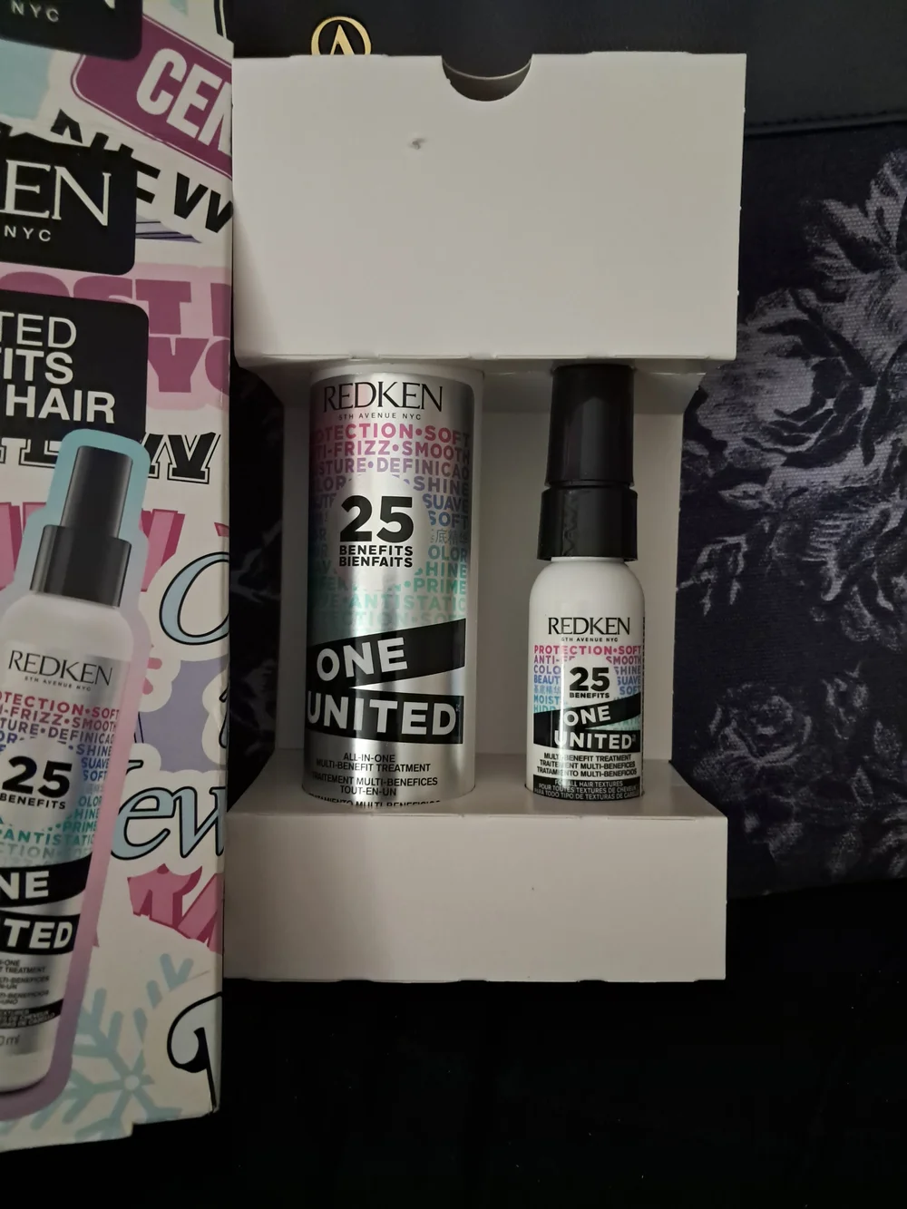 Redken One United Multi-Benefit Spray - Pink, White, Black